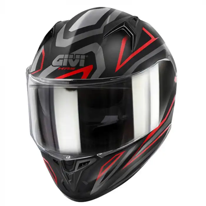 GIVI 50.7 PROTON KASK MAT TITANIUM - KIRMIZI