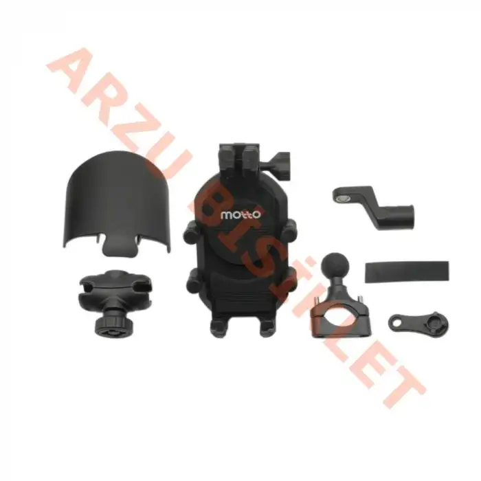 TELEFON TUTUCU TİTREŞİM MODÜLLÜ [AYNA VE GİDON BAĞLANTILI] GÜNEŞ KORUMALI