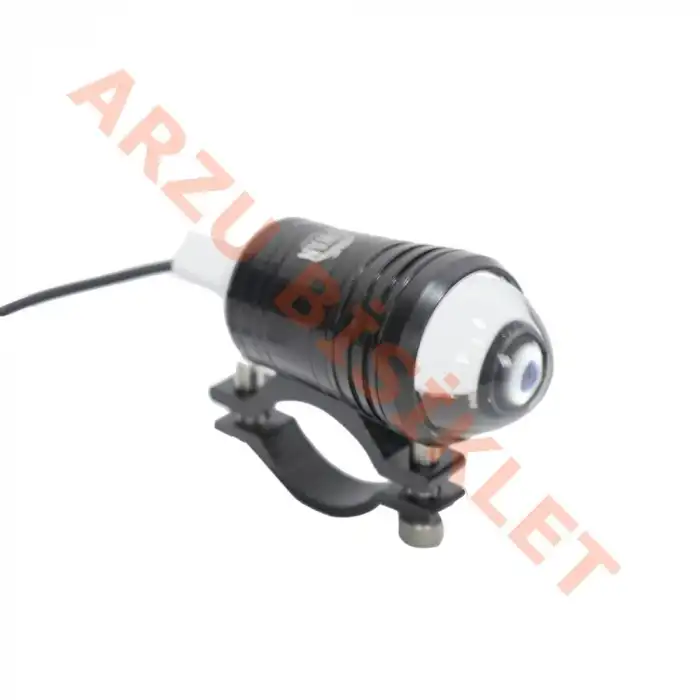 3U1 KISA-UZUN HUZMELİ ÇAKARLI SİS LAMBASI  SİYAH 21 mm