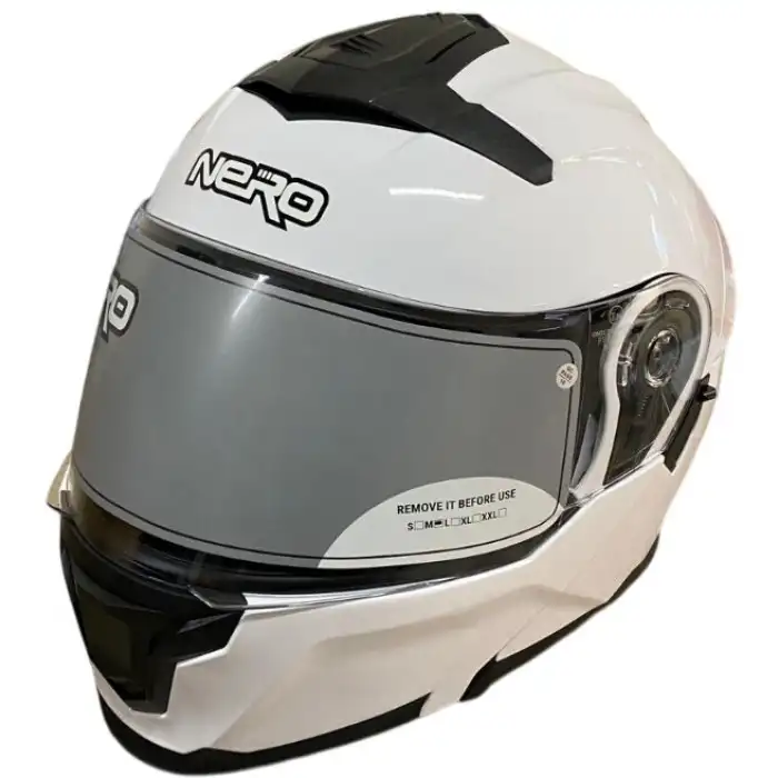 NERO KASK ÇENE AÇILIR 912 BEYAZ BEYAZ