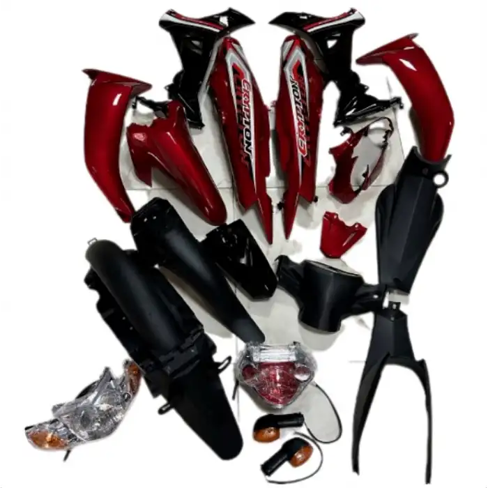 KAPORTA SETİ KIRMIZI CRYPTON C8  [FAR - STOP DAHİL]