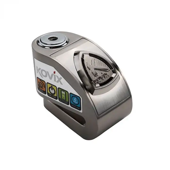 KOVIX KD6-BM ALARMLI DİSK KİLİDİ GRİ