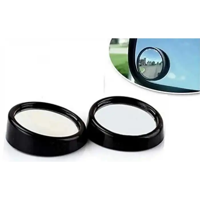 KÖR NOKTA AYNA AYARLANABİLİR YUVARLAK 50MM. SİYAH İKİLİ ( SET )