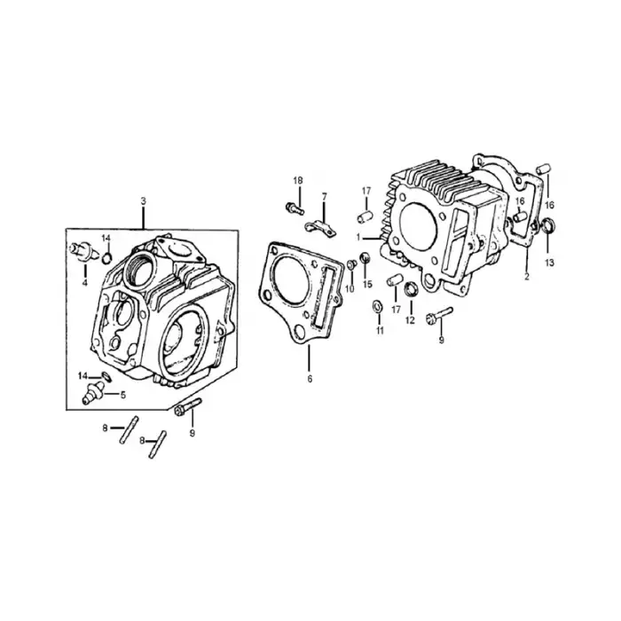 SİLİNDİR ve ÜST KAPAK SET ( EGE100 )NEXT - DRAGON50 - X-BOSS - SNIPER / SNIPER PRO