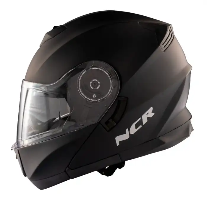 KASK ÇENE AÇILIR VİSÖRLÜ A KALİTE 162 ECE BELGELİ- MAT SİYAH