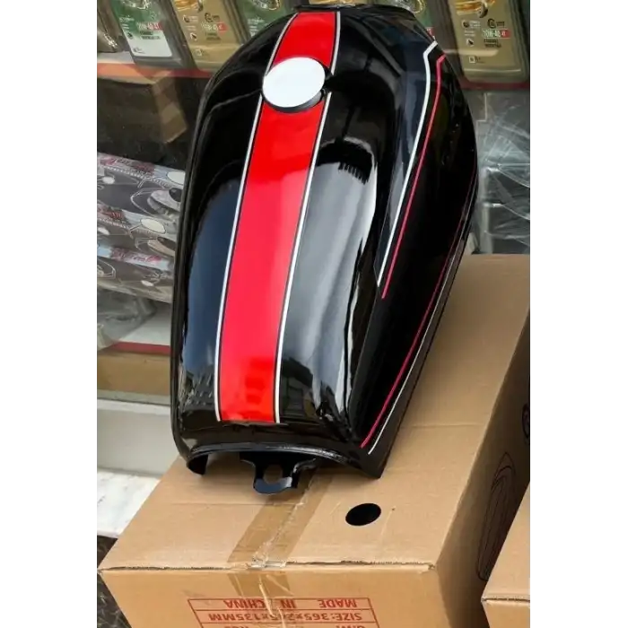 BENZİN DEPOSU SİYAH KUBA MOD. + YAN KAPAK  CG