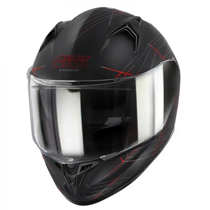 GIVI 50.7 PHOBIA KASK MAT SİYAH - KIRMIZI
