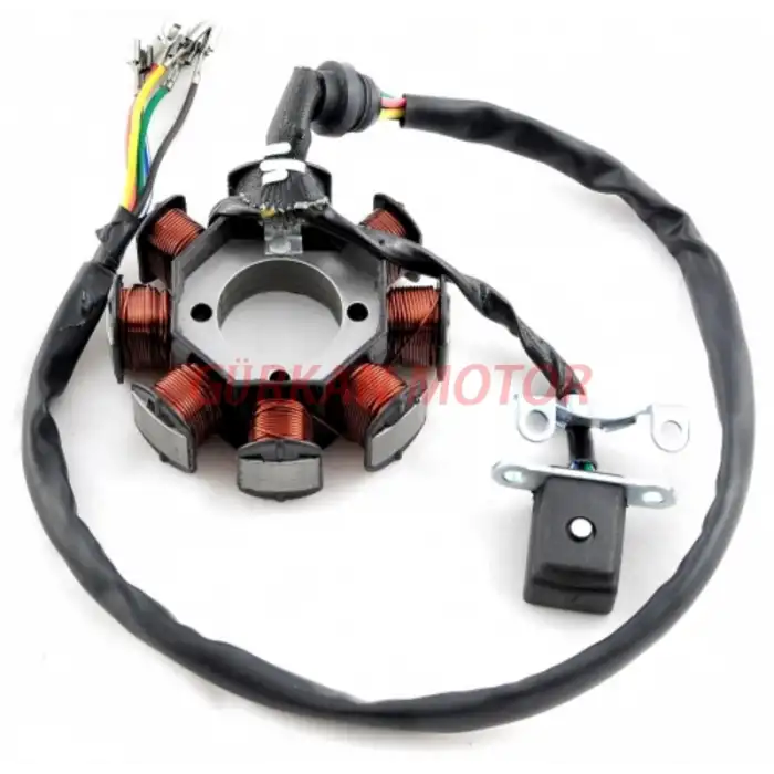 STATÖR 7+1-5 KABLOLU CG125 [OEM KALİTE]