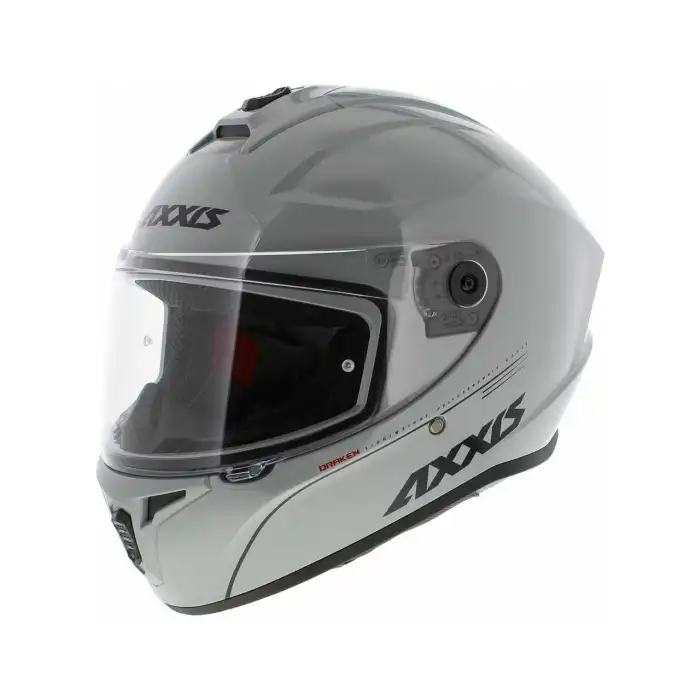 AXXIS DRAKEN S SOLID V.2 GLOSS GRAY KASK MAT GRİ