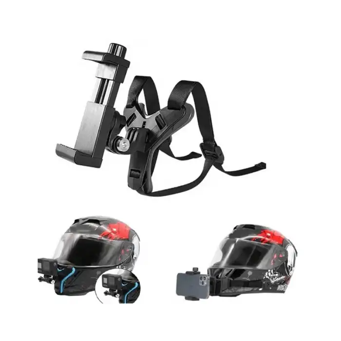 KASK TELEFON TUTUCU ALT ÇENE BAĞLATILI MODEL