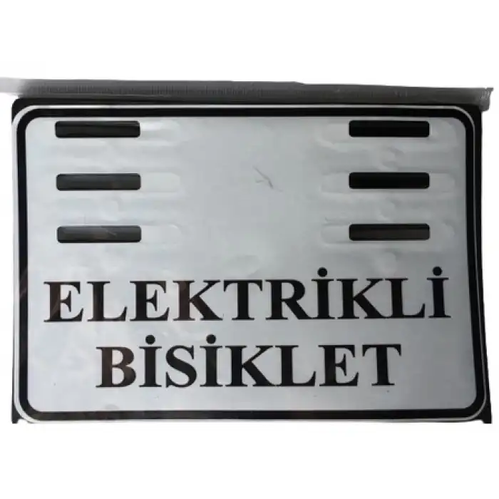 PLASTİK PLAKALIK E BİKE