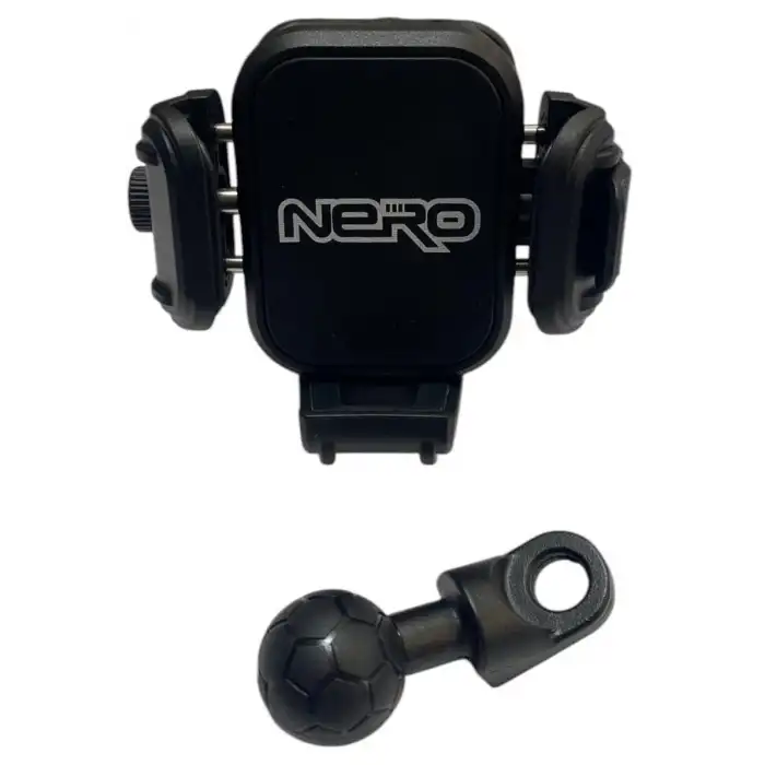 NERO - ( 909 ) AYNA BAĞLANTILI TELEFON TUTUCU YANDAN KİTLEMELİ (TİTREŞİM MODÜLLÜ)