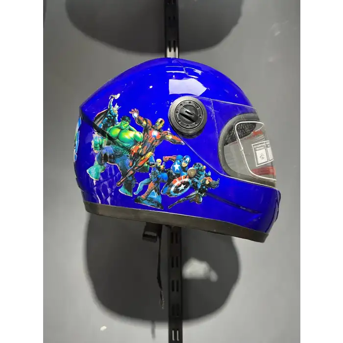 ÇOCUK KASKI KAPALI KOYU MAVİ