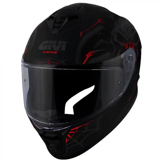 GIVI 50.X ARACHNO MAT SİYAH-KIRMIZI KASK MAT SİYAH - KIRMIZI