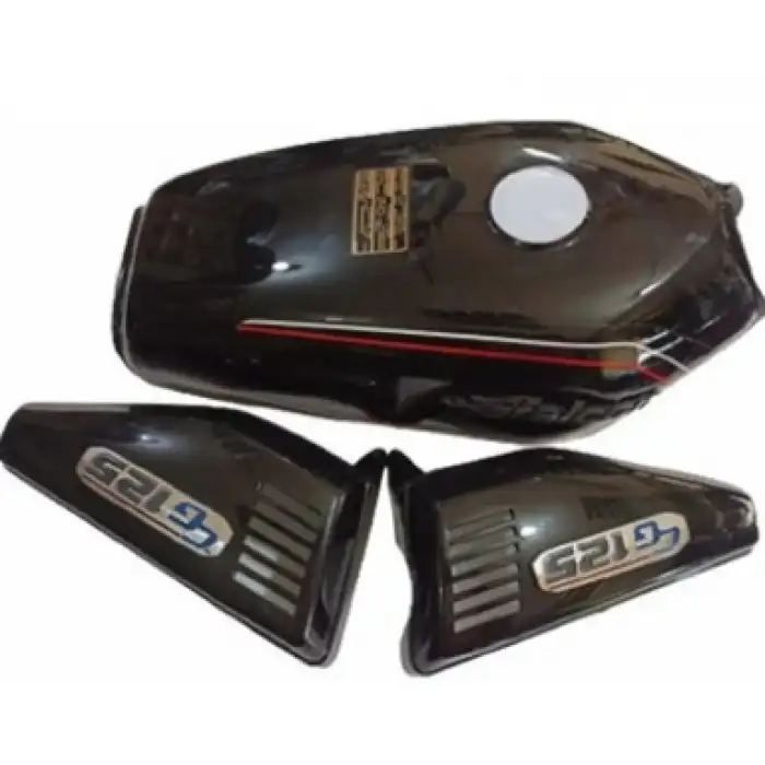 BENZİN DEPOSU SİYAH + YAN KAPAK CG