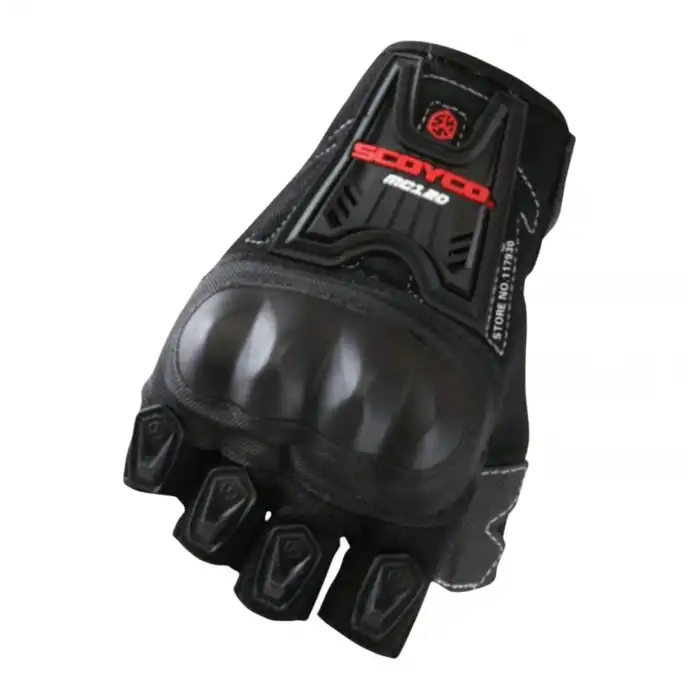 SCOYCO MC12D ELDİVEN SİYAH / KIRMIZI