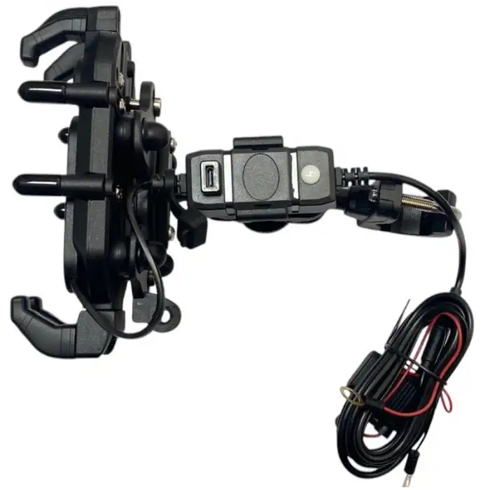 NERO - ( ŞARJLI W-707 ) AYNA BAĞLANTILI TELEFON TUTUCU (TİTREŞİM MODÜLLÜ)