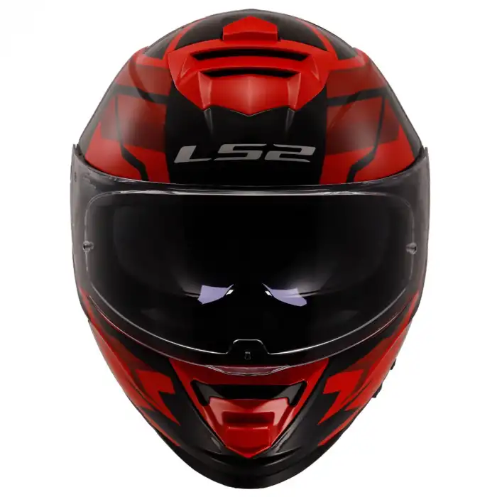 LS2 STORM 2 TRACKER KASK SİYAH - KIRMIZI