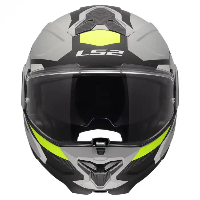 LS2 ADVANT 2 TRIPLE MAT GRİ- SİYAH-NEON SARI KASK - S