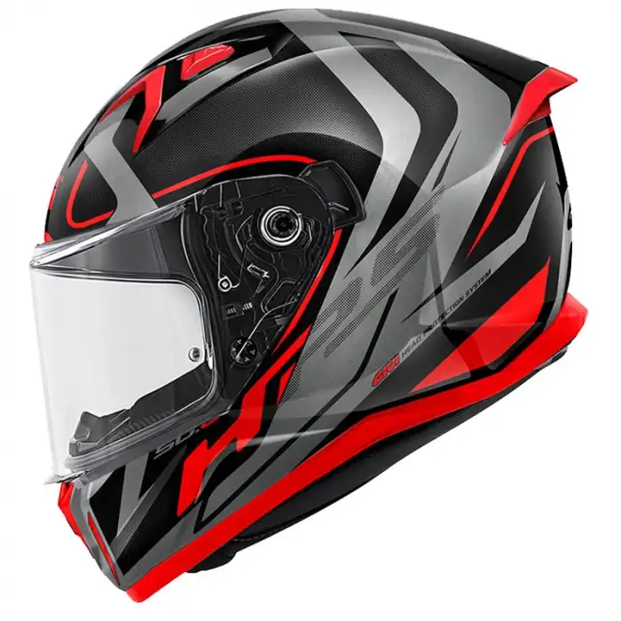 GIVI 50.8 RACER KASK SİYAH - TİTANIUM - KIRMIZI