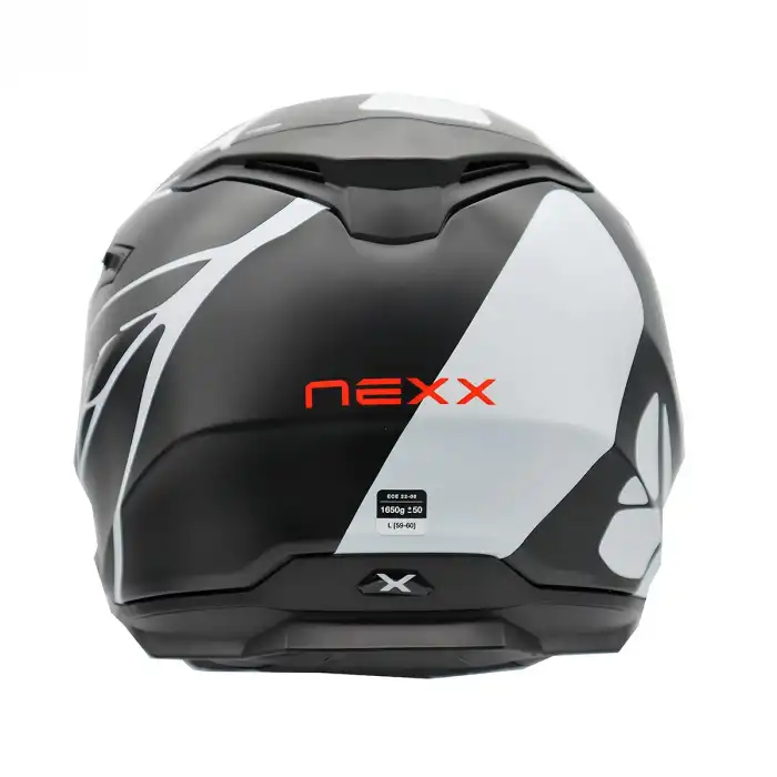 NEXX Y.100 B-SIDE KASK MAT SİYAH - BEYAZ