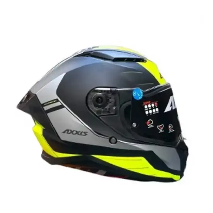 AXXIS PANTHER PRESTIGE B3 MAT FLUO SARI KASK MAT FLUO YELLOW