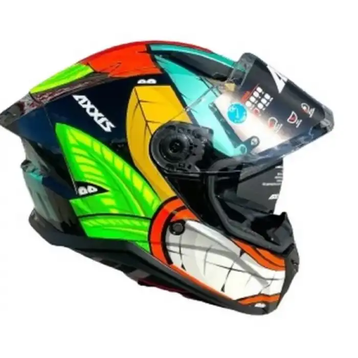 AXXIS PANTHER AMAZONİA B1 GLOSS KASK YEŞİL