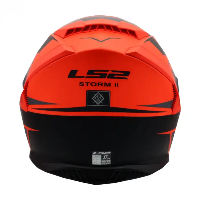 LS2 STORM 2 FIST KASK MAT TURUNCU - SİYAH