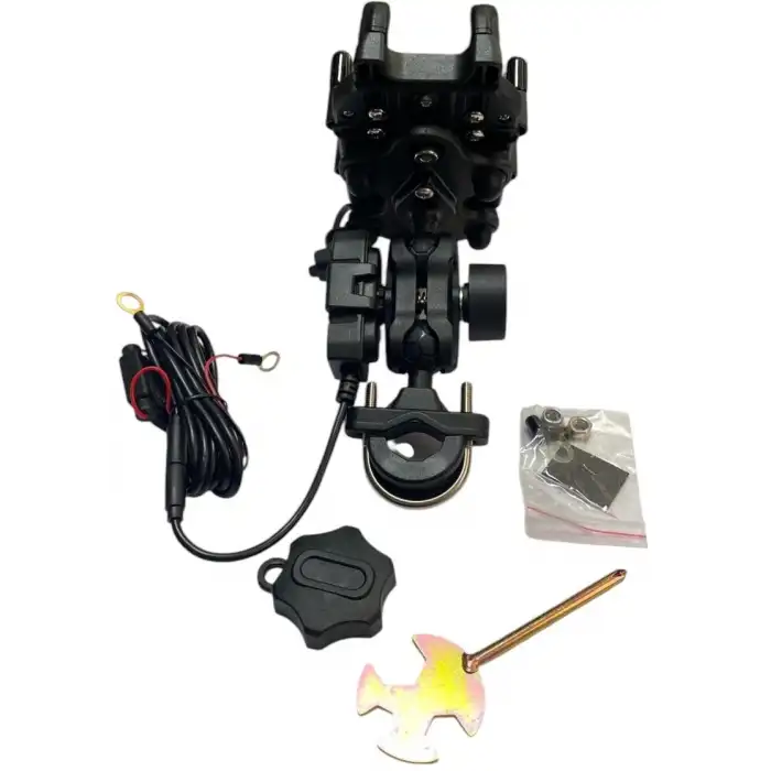 NERO - ( ŞARJLI W-707 ) GİDON BAĞLANTILI TELEFON TUTUCU (TİTREŞİM MODÜLLÜ)