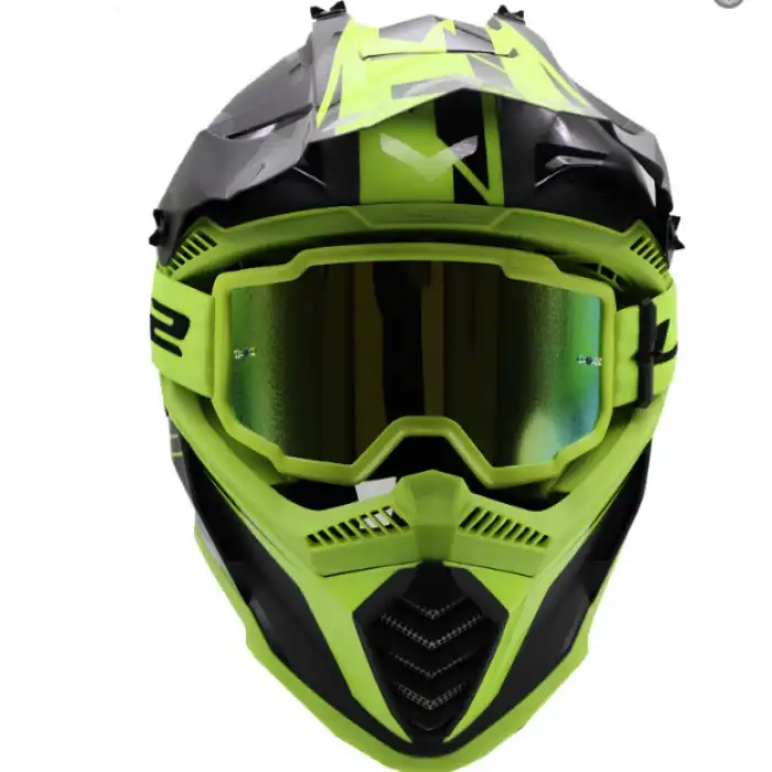 LS2 CHARGER GOGGLES MOTOKROS GÖZLÜK (IRIDIUM CAMLI) NEON SARI