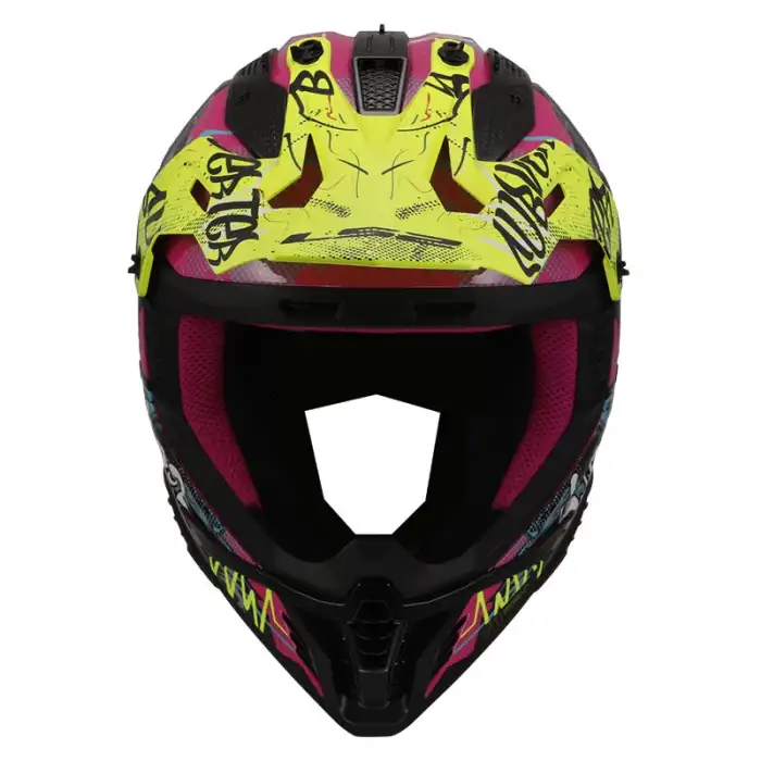 LS2 FAST 2 GORILLA MOR-NEON SARI KASK