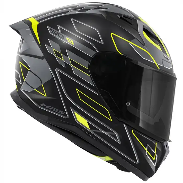 GIVI 50.9 ASSAULT KASK MAT SİYAH - GRİ - NEON SARI