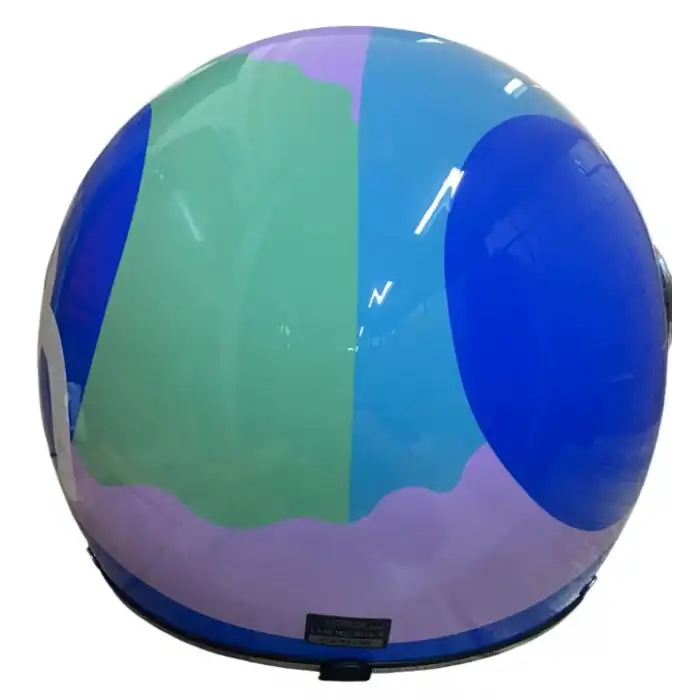 KASK ÇENESİZ Y.M NERO  MAVİ - YEŞİL