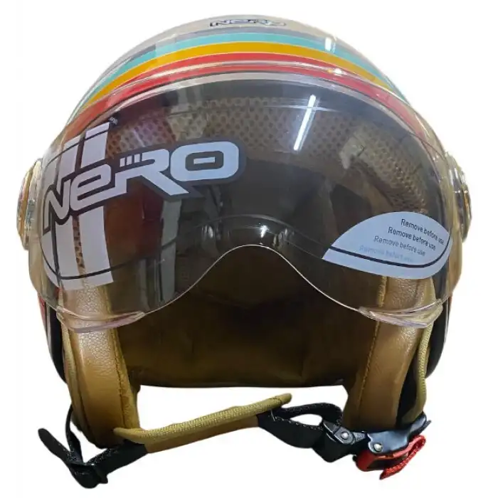 KASK ÇENESİZ Y.M NERO  BEJ