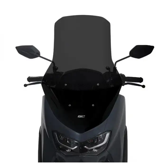 GP KOMPOZİT YAMAHA NMAX 125 / 155 2021-2024 UYUMLU AYAKLI TUR CAMI FÜME 72 CM