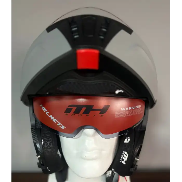 MH ÇENE AÇILIR KASK MAT NARDO GRİ