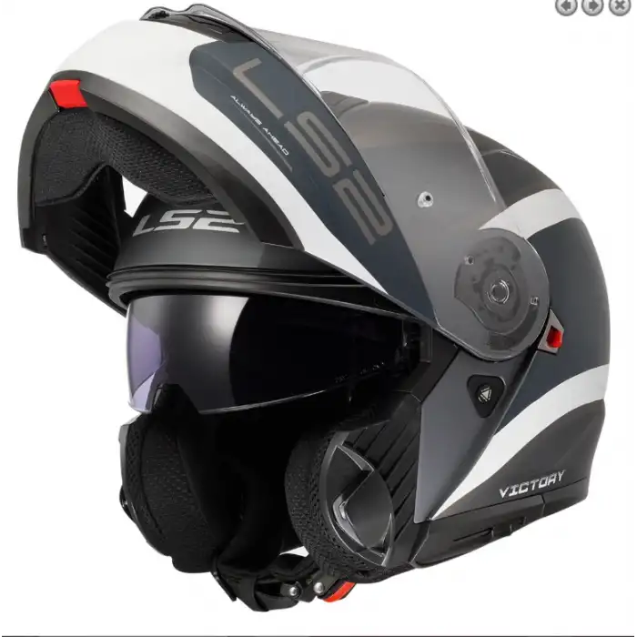 LS2 STROBE 2 KASK MAT GRİ - MAVİ KUM