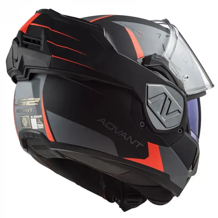 LS2 ADVANT CODEX KASK MAT SİYAH - TITANIUM