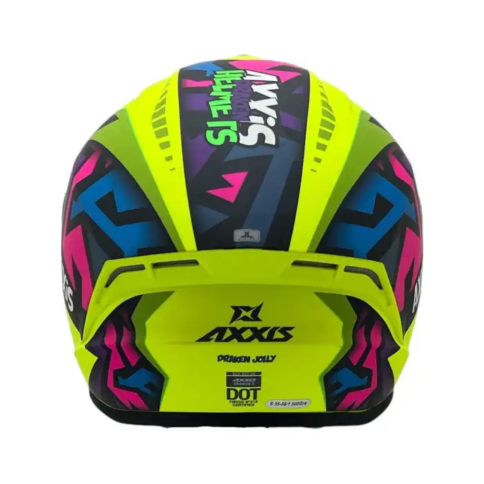 AXXIS DRAKEN S JOLLY C3 MAT FLUO SARI KASK MAT FLUO YELLOW