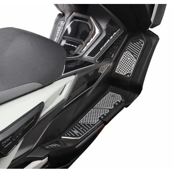 GP KOMPOZİT HONDA FORZA 250 2018-2025 UYUMLU BASAMAK ALÜMİNYUM GRİ