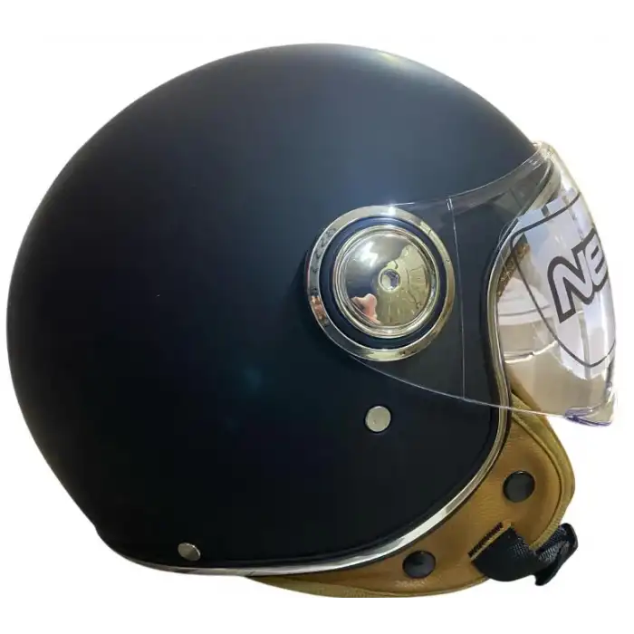 KASK ÇENESİZ Y.M NERO  MAT SİYAH