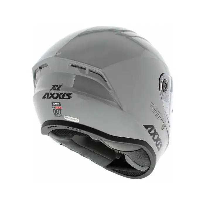 AXXIS DRAKEN S SOLID V.2 GLOSS GRAY KASK MAT GRİ