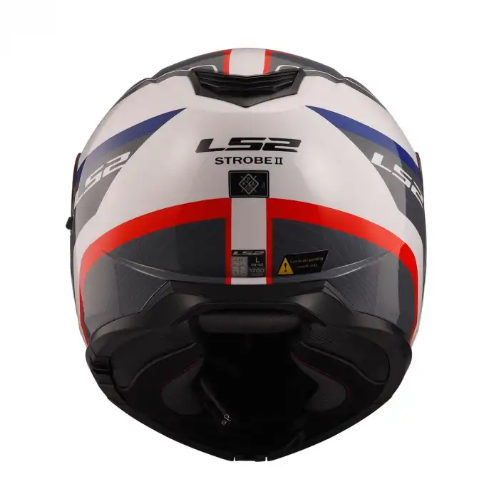 LS2 STROBE 2 MONZA SİYAH-BEYAZ-KIRMIZI KASK SİYAH - BEYAZ - KIRMIZI