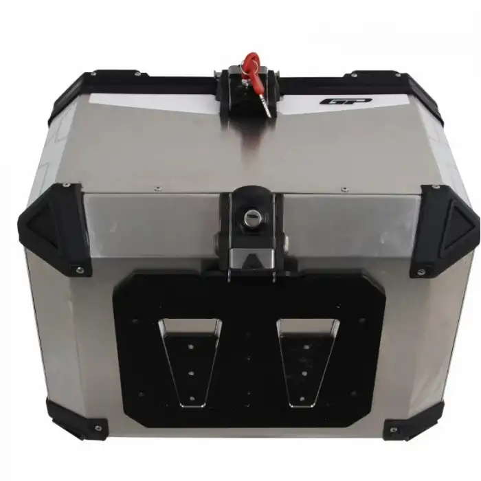 GP KOMPOZİT UNİVERSAL 57 LT ALÜMİNYUM GRİ MOTOSİKLET ÇANTASI