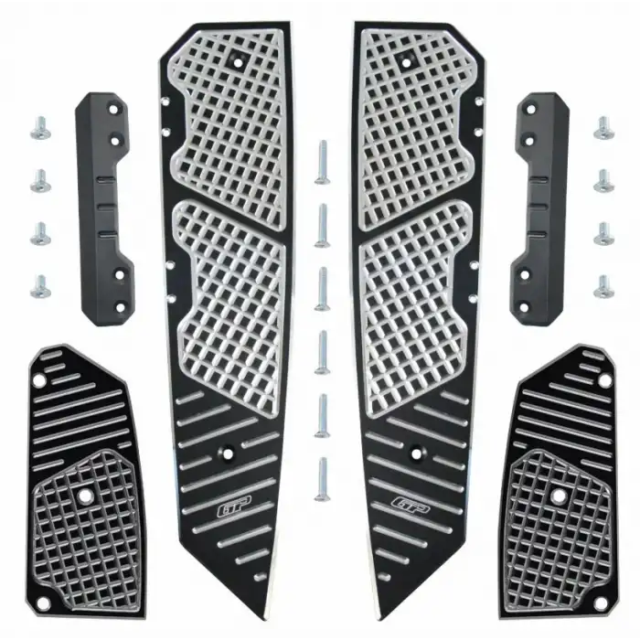 GP KOMPOZİT HONDA FORZA 250 2018-2025 UYUMLU BASAMAK ALÜMİNYUM GRİ