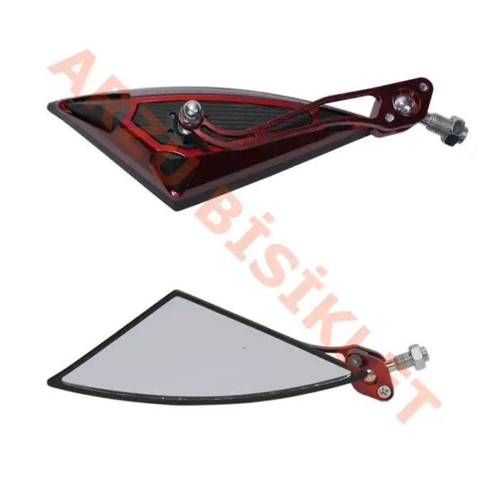 MODİFİYE AYNA 10mm ADAPTÖR 8mm KIRMIZI ÜÇGEN