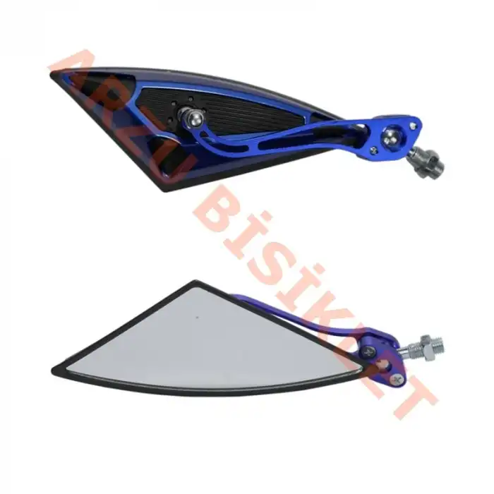 MODİFİYE AYNA 10mm ADAPTÖR 8mm MAVİ ÜÇGEN