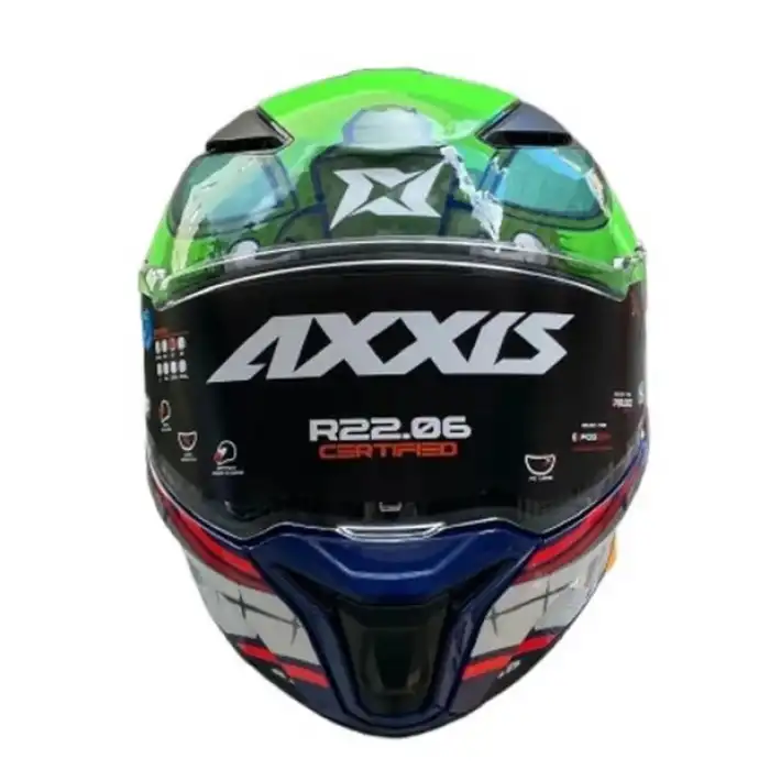 AXXIS PANTHER AMAZONİA B6 GLOSS KASK - YEŞİL - L