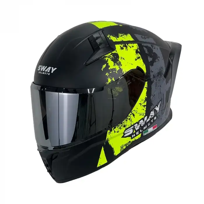 SWAY 869 SNATCH KASK BLACK YELLOW