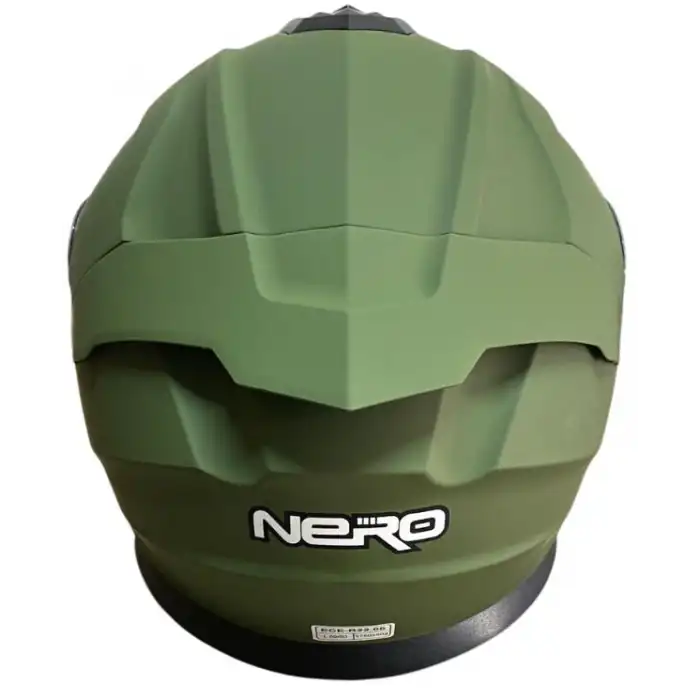 NERO ÇENE AÇILIR KASK 912 MAT YEŞİL MAT YEŞİL